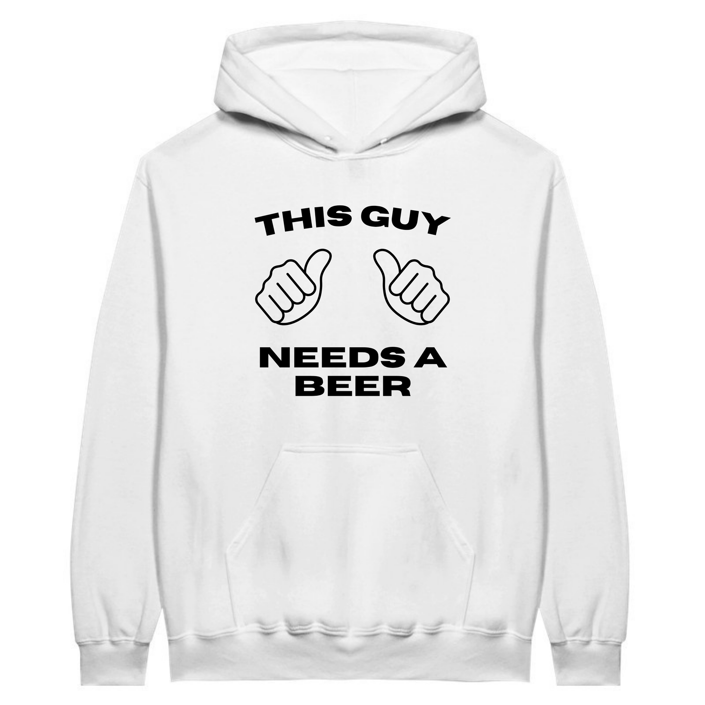 This guy needs a beer - Hoodie