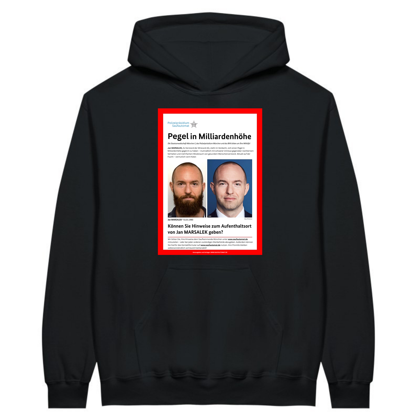 Pegel in Milliardenhöhe - Hoodie