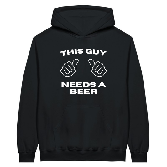 This guy needs a beer - Hoodie
