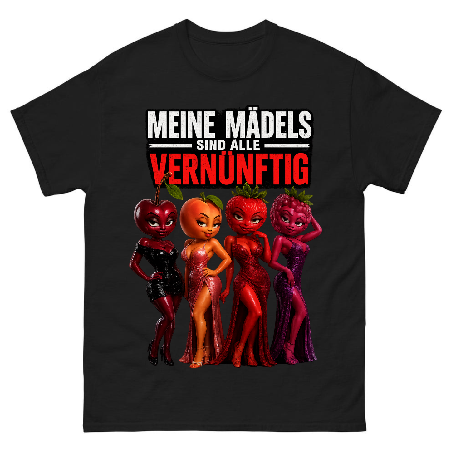 Perverse KI Früchte Mädels - T-Shirt